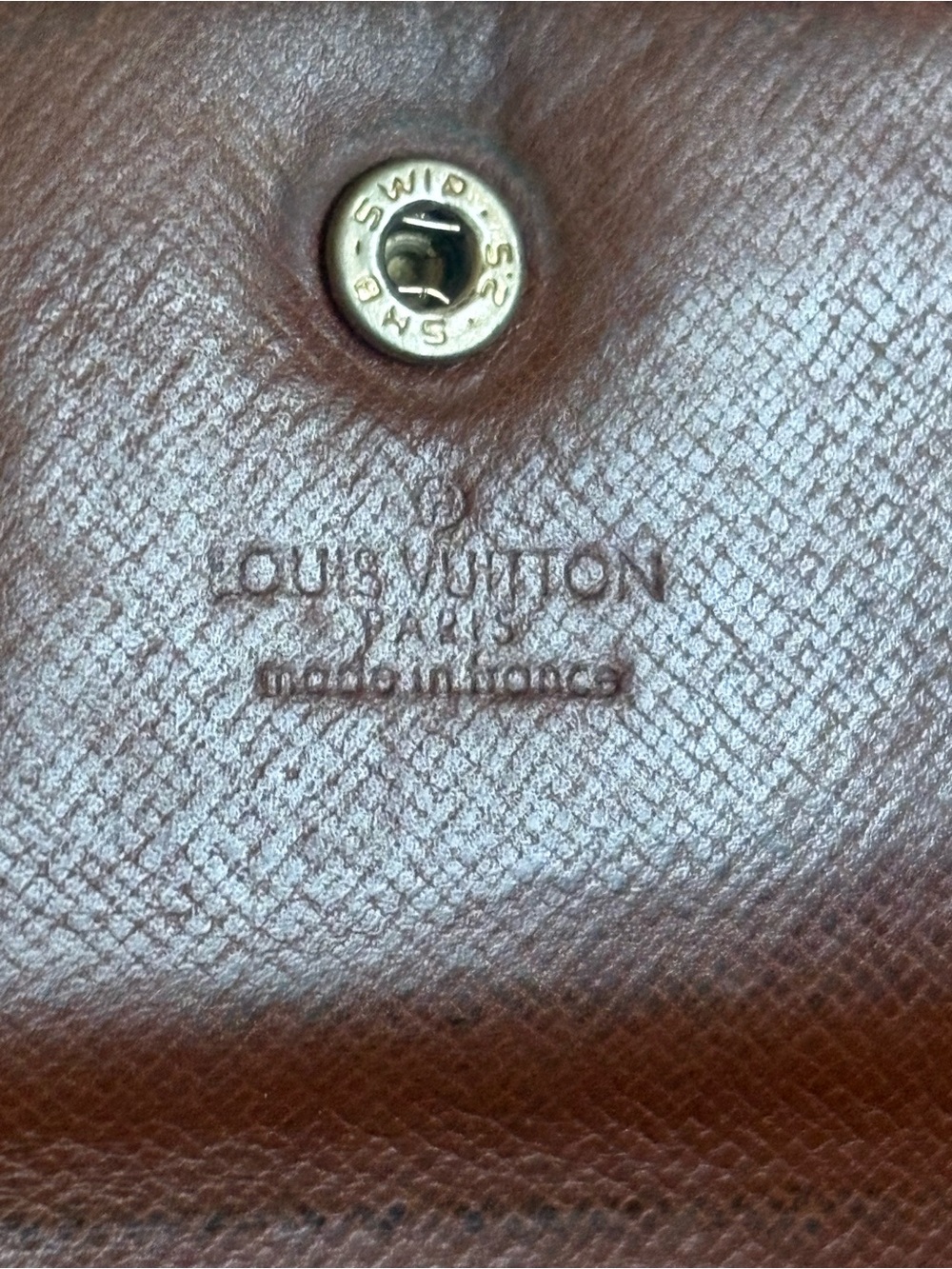 Authentic Louis Vuitton Monogram Sarah Wallet Vintage - Picture 8 of 12